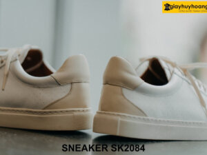 Giày da sneaker nam màu trắng phong cách SK2084 003
