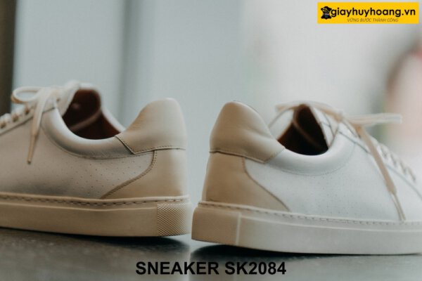 Giày da sneaker nam màu trắng phong cách SK2084 003