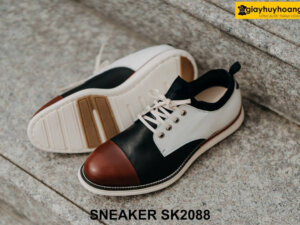Giày da derby nam cao cấp đế bằng sneaker SK2088 003