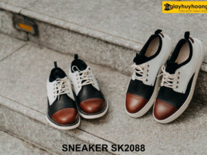 Giày da derby nam cao cấp đế bằng sneaker SK2088 001