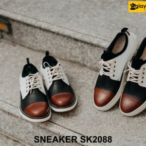 Giày da derby nam cao cấp đế bằng sneaker SK2088 001