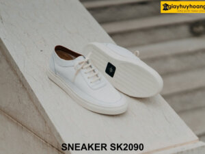 Giày sneaker màu trắng chính hãng thủ công SK2090 004