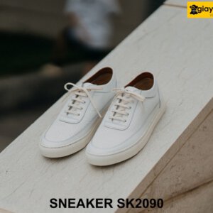 Giày sneaker màu trắng chính hãng thủ công SK2090 001