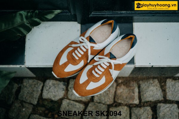 Giày da nam sneaker chạy bộ trẻ trung SK2094 001