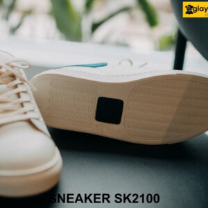Giày da nam đế màu trắng thời trang sneaker SK2100 002