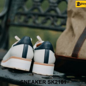 Giày da nam mũi tròn đế cao su bằng sneaker SK2101 004