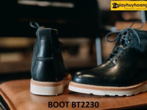 Giày da boot nam cổ cao đế cao su sneaker BT2230 004