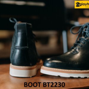 Giày da boot nam cổ cao đế cao su sneaker BT2230 004