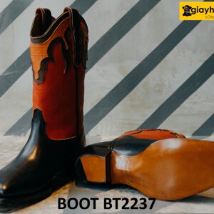Giày cổ trang nam boot đóng phim lịch sử BT2237 002