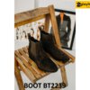 Giày boot cổ cao nam chelsea da lộn màu nâu BT2239 001