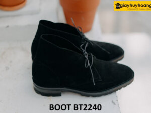 Giày da lộn nam cổ thấp 2 lỗ xỏ dây Chukka Boot BT2240 004