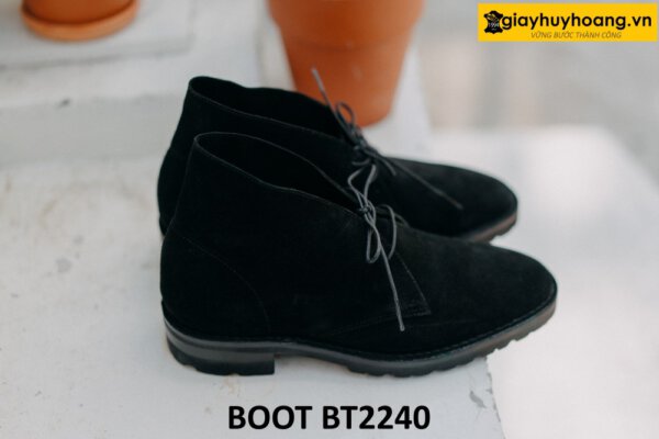 Giày da lộn nam cổ thấp 2 lỗ xỏ dây Chukka Boot BT2240 004