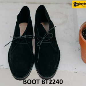 Giày da lộn nam cổ thấp 2 lỗ xỏ dây Chukka Boot BT2240 001