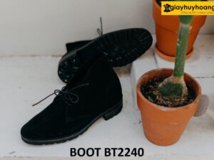 Giày da lộn nam cổ thấp 2 lỗ xỏ dây Chukka Boot BT2240 003