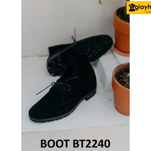 Giày da lộn nam cổ thấp 2 lỗ xỏ dây Chukka Boot BT2240 002