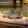 Giày boot nam da lộn màu xám Chelsea Boot BT2241 001