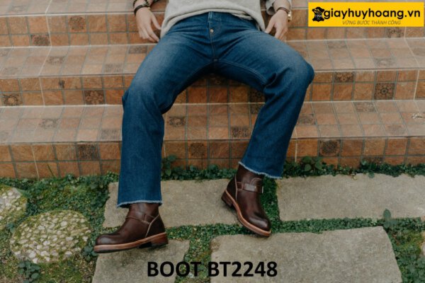 Giày boot ủng nam tới bắp chân cao cấp BT2248 001
