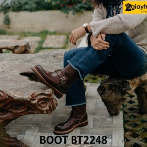 Giày boot ủng nam tới bắp chân cao cấp BT2248 005