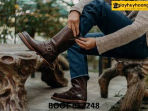 Giày boot ủng nam tới bắp chân cao cấp BT2248 003
