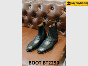 Giày da boot nam trẻ trung thanh lịch cao cấp BT2250 001