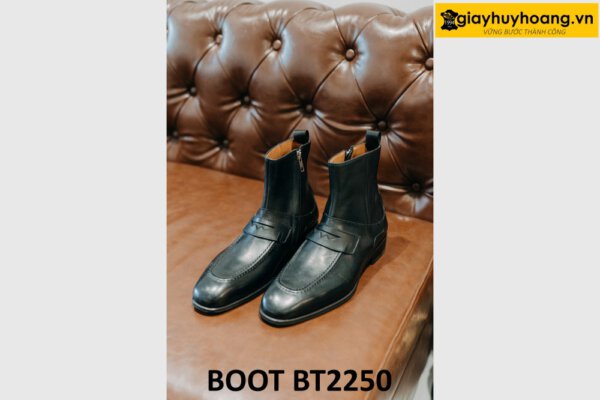 Giày da boot nam trẻ trung thanh lịch cao cấp BT2250 001
