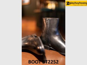 Giày da boot nam khóa kéo đơn giản thời trang BT2252 003