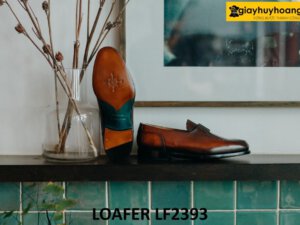 Giày lười nam cao cấp công sở chính hãng loafer LF2393 004