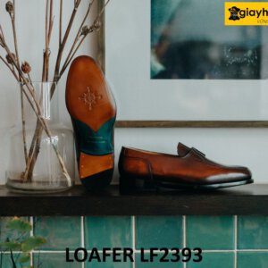 Giày lười nam cao cấp công sở chính hãng loafer LF2393 004