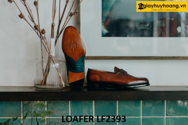 Giày lười nam cao cấp công sở chính hãng loafer LF2393 004