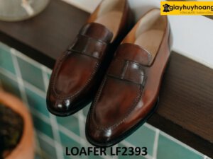 Giày lười nam cao cấp công sở chính hãng loafer LF2393 001