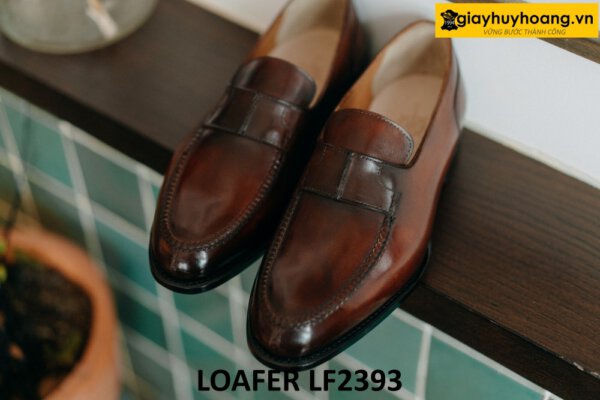 Giày lười nam cao cấp công sở chính hãng loafer LF2393 001