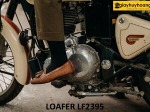 Giày lười nam da đan xen thủ công có chuông Loafer LF2395 004