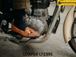 Giày lười nam da đan xen thủ công có chuông Loafer LF2395 001