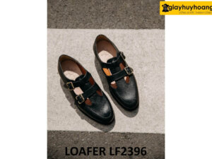 Giày lười không dây có khóa monkstrap loafer LF2396 002