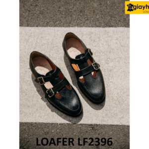 Giày lười không dây có khóa monkstrap loafer LF2396 002