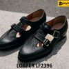 Giày lười không dây có khóa monkstrap loafer LF2396 001