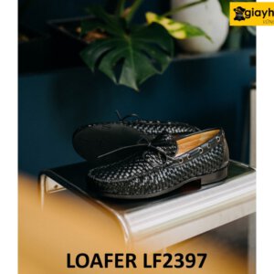 Giày lười nam da đan xen thủ công Loafer LF2397 003