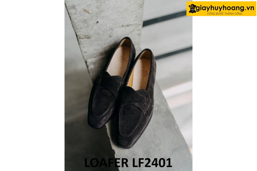 dat-dong-giay-da-nam-thu-cong-loafer-lf2401-002 Giày da lộn nam thiết kế đẹp cá tính loafer LF2401 004