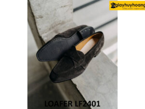 Giày da lộn nam thiết kế đẹp cá tính loafer LF2401 003
