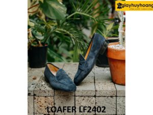 Giày da lộn nam cao cấp chính hãng loafer LF2402 005