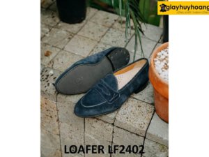 Giày da lộn nam cao cấp chính hãng loafer LF2402 004