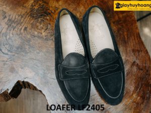 Giày lười da lộn nam trẻ trung thời trang loafer LF2405 001