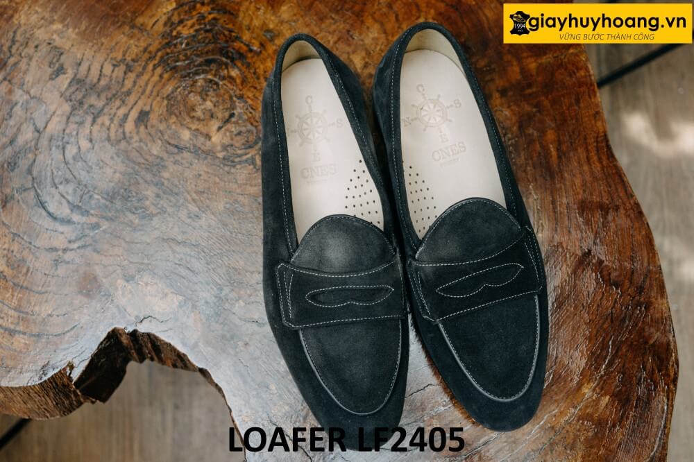 dat-dong-giay-da-nam-thu-cong-loafer-lf2405-005 Giày lười da lộn nam trẻ trung thời trang loafer LF2405 001