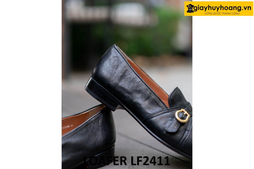 dat-dong-giay-da-nam-thu-cong-loafer-lf2411-003 Giày lười nam da dê cao cấp loafer LF2411 003