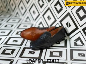 Giày lười nam da mềm thoải mái chân loafer LF2412 004
