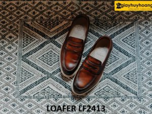 Giày lười nam đế cao su mềm thể thao loafer LF2413 002