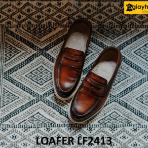 Giày lười nam đế cao su mềm thể thao loafer LF2413 002
