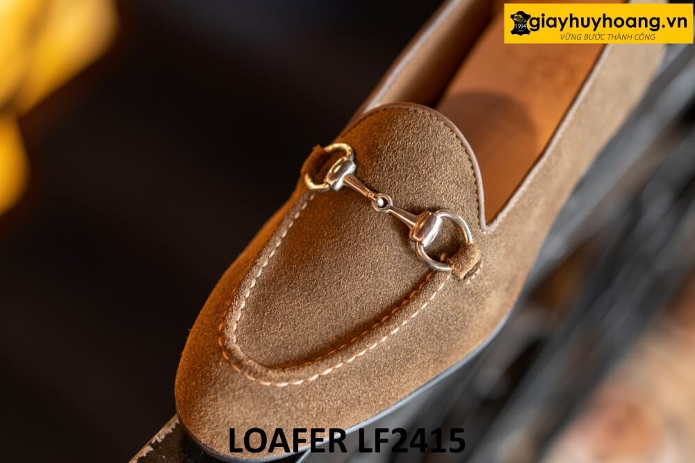 dat-dong-giay-da-nam-thu-cong-loafer-lf2415-001 Giày lười nam da lộn thời trang horesit loafer LF2415 004