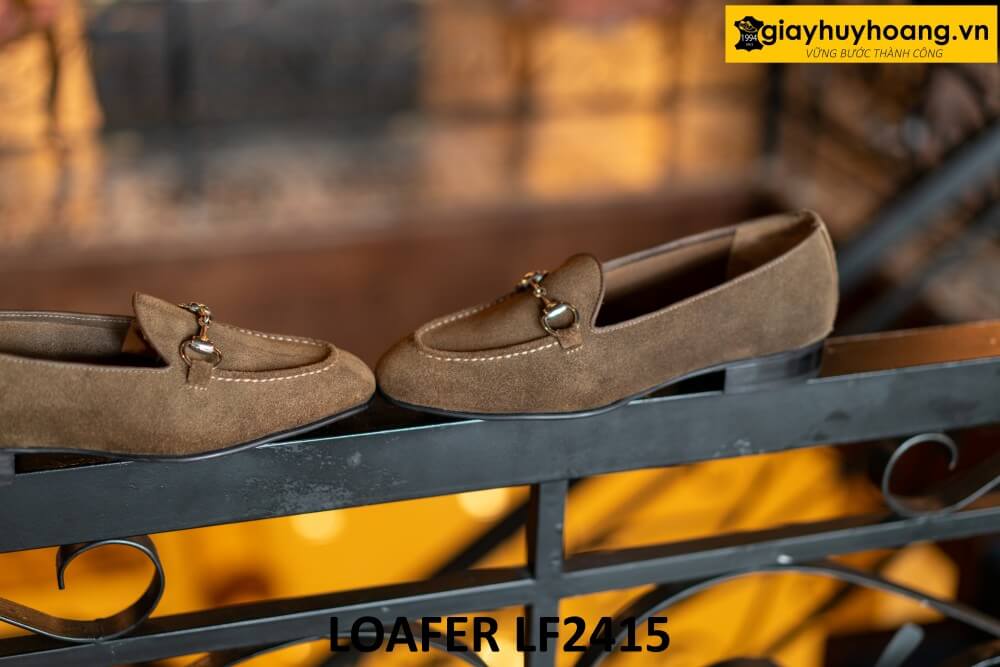 dat-dong-giay-da-nam-thu-cong-loafer-lf2415-002 Giày lười nam da lộn thời trang horesit loafer LF2415 003