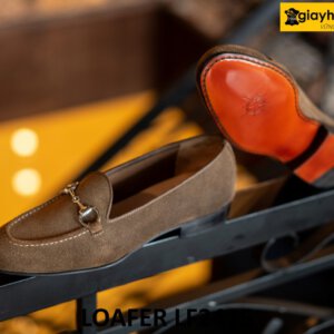 Giày lười nam da lộn thời trang horesit loafer LF2415 002